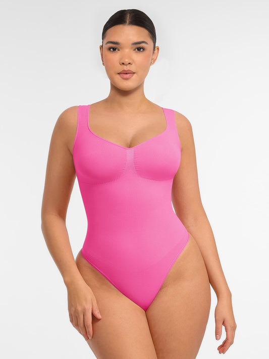 Tummy Control Seamless Wide Strap Bodysuit