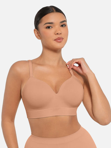 Wireless Push-Up Comfort Full Coverage Bra