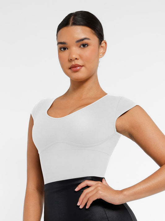 Bodysuit Tummy Control Shapewear Body Shaper Jumpsuit Top Going Out Shirt