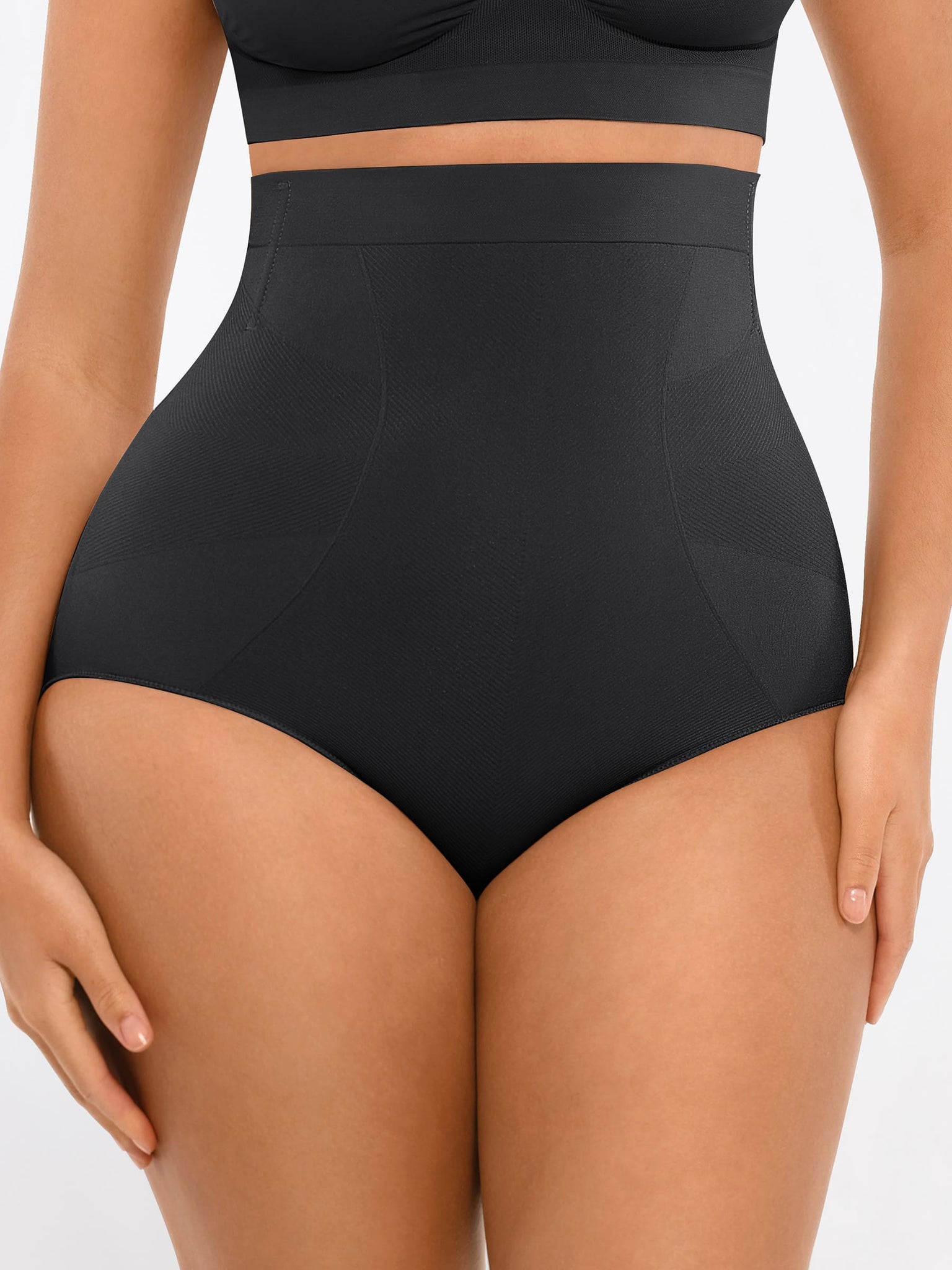 High-Waisted Tummy Control Seamless Shapewear Briefs