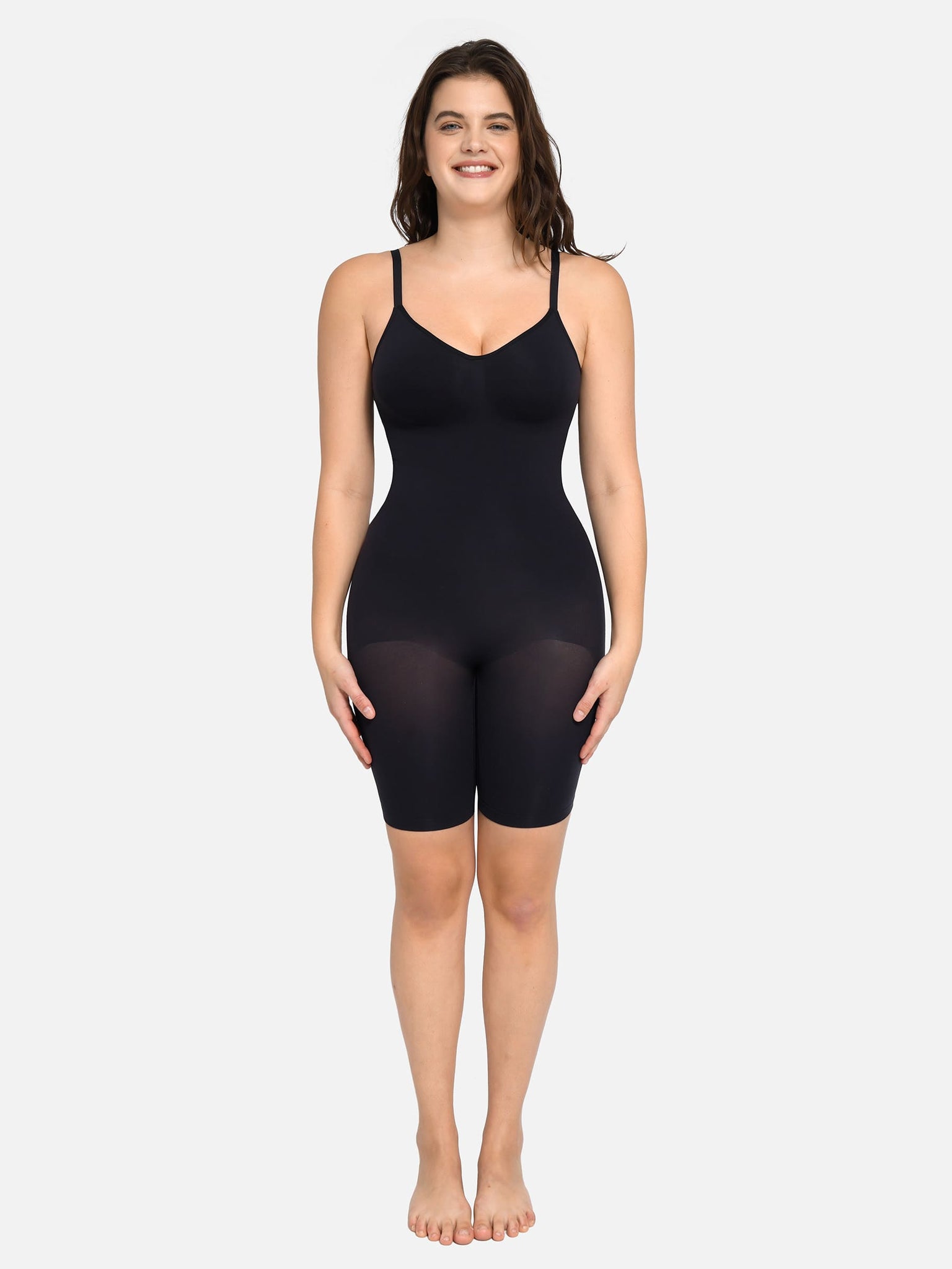 Body sculptant sans coutures style shorty