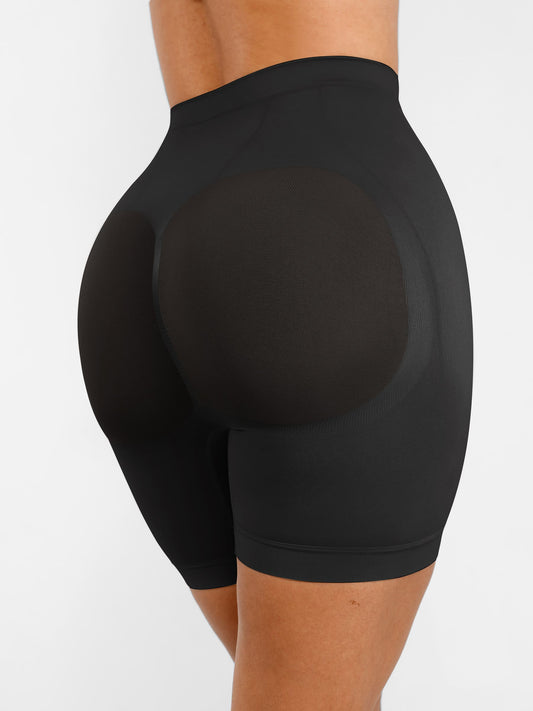 Seamless Comfort Mid Waist Tummy Control Panties Shaping Shorts