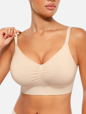 Seamless Everyday Bra with Built-In Soft Padding