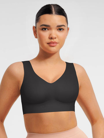 Seamless V Neck Comfort Fit Everyday Bra