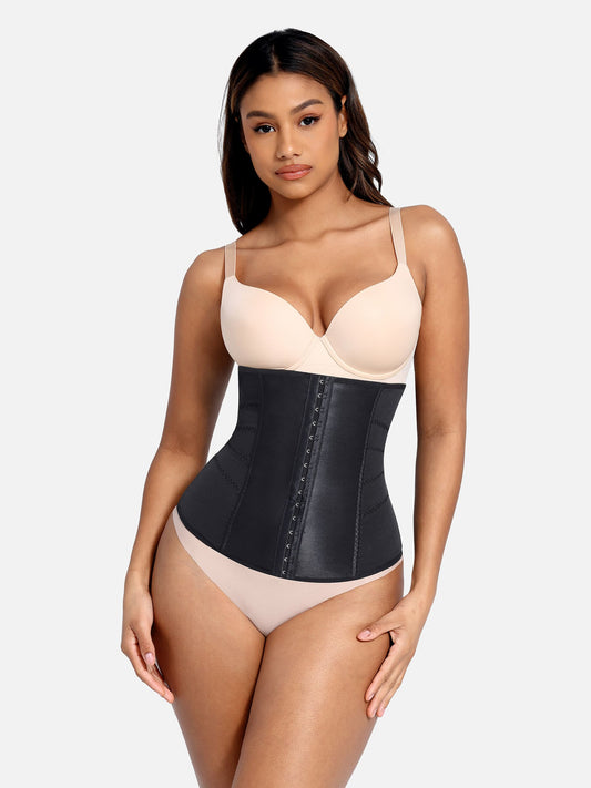 Waist Trainer for Women – Mesh Corset Body Shaper with Steel Bones